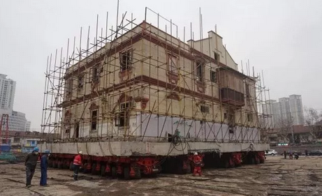 平移動(dòng)老建筑，傾角傳感器起到關(guān)鍵作用